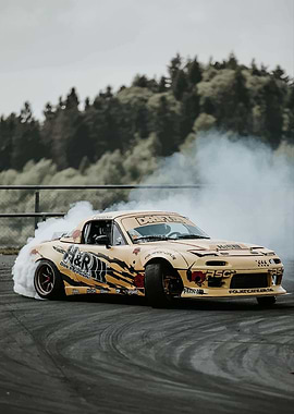 Drifting Mazda Miata