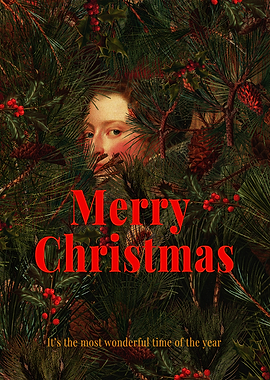 Frank Moth Christmas Greeting with Portrait