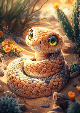 Cute Desert Snake