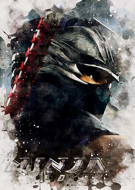 Ninja Gaiden Watercolor Art