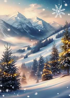 Snowy Mountain Christmas