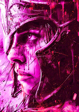 Warrior Woman in Pink