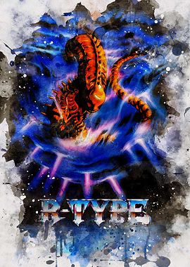 R-Type Boss Watercolor