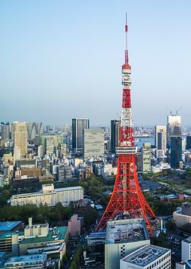 Tokyo Tower Skyline