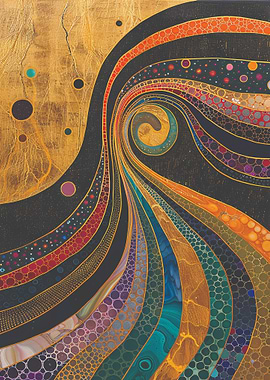 Abstract Cosmic Swirl