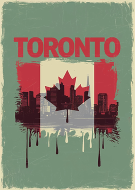 Toronto Skyline Poster