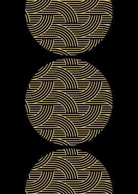 Gold Geometric Pattern