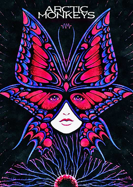 Arctic Monkeys Butterfly Artwork