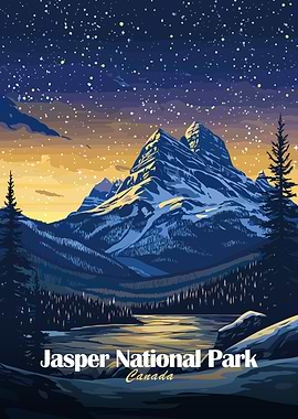 Jasper National Park Poster