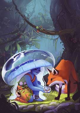 Forest Spirit and Fox