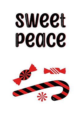 Sweet Peace Candy Cane Xmas collection