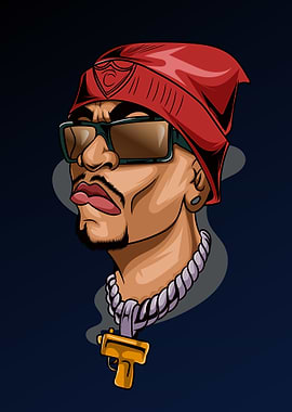 Hip Hop Character Illustration