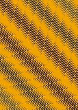 Abstract Yellow and Black Pattern