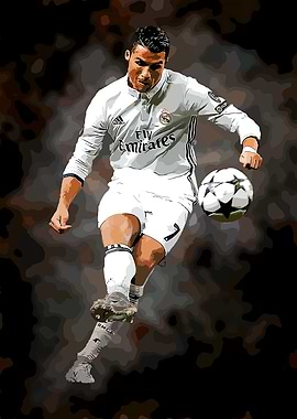 Cristiano Ronaldo Soccer Action