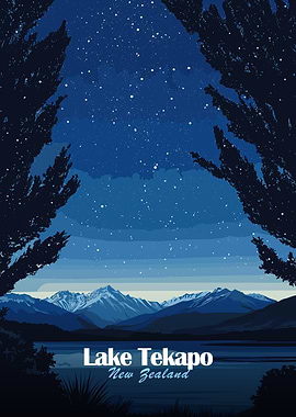 Lake Tekapo Night Sky