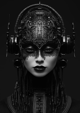 Cyberpunk Woman Portrait