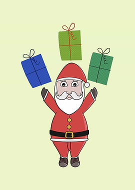 Santa Claus with Gifts