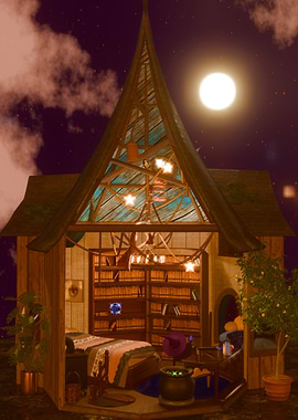 Enchanted Cottage Interior