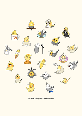 My Cockatiel Friends