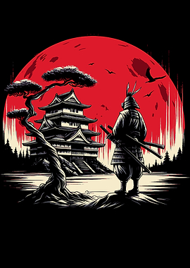 Samurai Under Red Moon