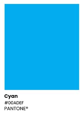 Cyan Color Swatch