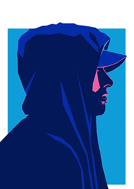 Eminem Pop Art Silhouette