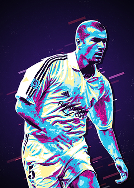 Zidane Retro Art