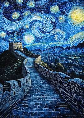 Great Wall Starry Night
