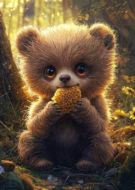 Cute Honey Bear