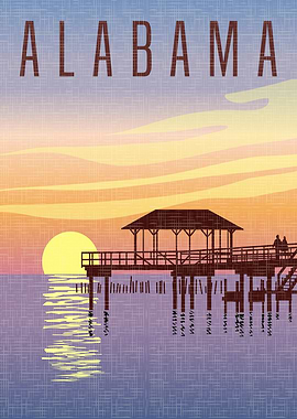 Alabama Sunset Pier