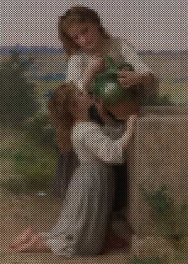 À La Fontaine (At The Fountain) – William Bouguereau