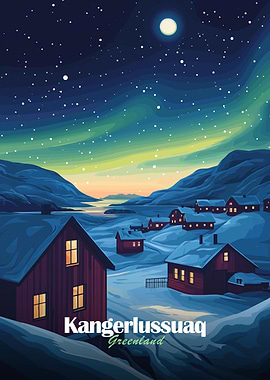 Greenland Village Night