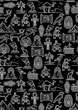 Egyptian Icon Pattern
