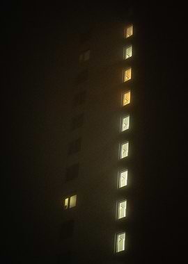 Luminous Windows in Fog