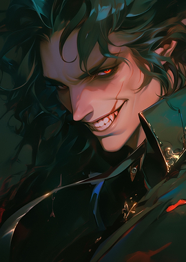 Smiling Anime Character