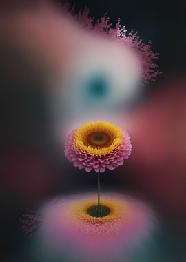 Pink and Yellow Flower