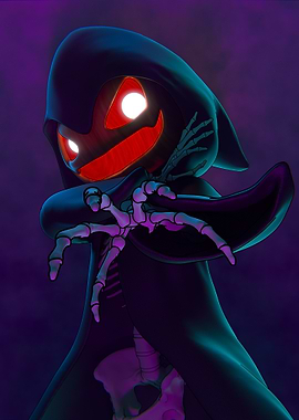 Spooky Skeleton Figure