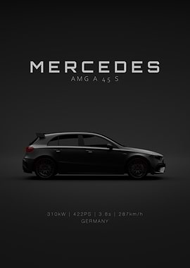 Mercedes A45 S AMG 2020 W177 - Black - Specs