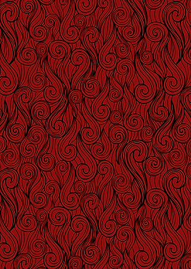 Red Swirl Pattern