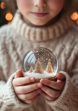 Snow Globe Christmas Ornament