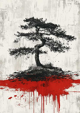 Bloodstained Bonsai Tree