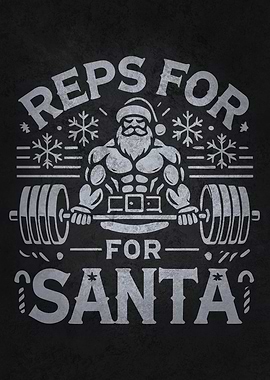 Reps for Santa – Funny Christmas Fitness