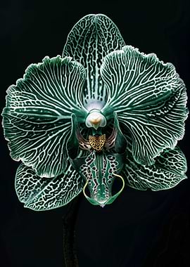 Green Orchid Flower