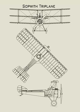 Sopwith Triplane Blueprint