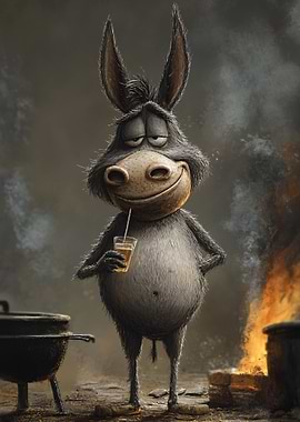Chill Donkey with Drink