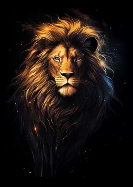 Majestic Lion Portrait