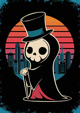 Grim Reaper in Top Hat