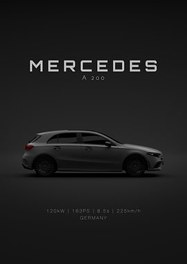 Mercedes-Benz A-Class A200 2021 - Grey - Specs