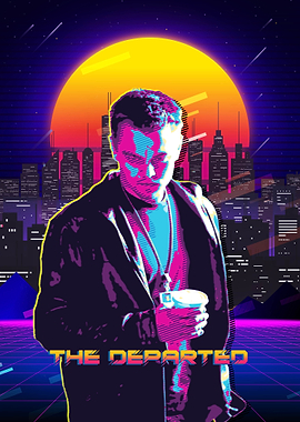 The Departed Retro Poster