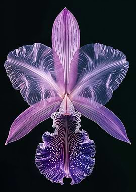 Purple Orchid Flower